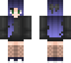 blue haired girl