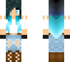 blue haired punk girl