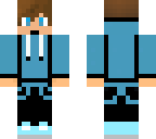 blue hoodie boy