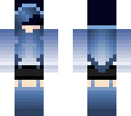 blue masked girl