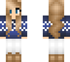 blue outfit