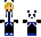 blue panda boy