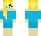 blue shirted girl