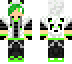 green panda hoodie