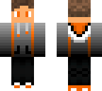 orange and blackwhiteguy