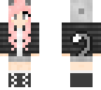 pastel pink and gray neko girl