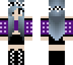 purple and blue pastel goth