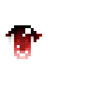 red anime eye