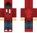 red hoodie creepy guy