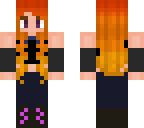 silver fire girl skin