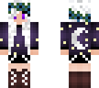 silver hair purple eyes girl