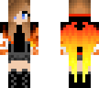 3 pixle arm fire girl 