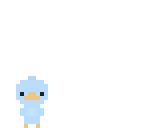 blue duckling