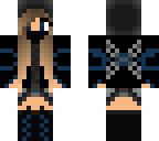 blue ninja girl