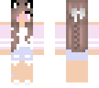 edit of cute cat girl with braided hair