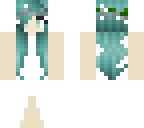 elf girl with blue hair