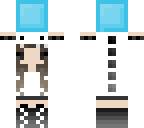 girl white block