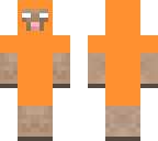 herobrine orange sheep