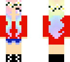 long shirted girl