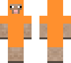 orange sheep