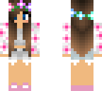 pretty teen floral girl