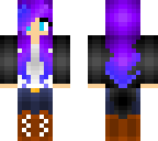 purple hair girl
