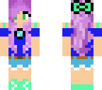 purple hair girl