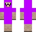 purple sheep with mustache