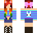 rainbow girl