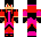 really cool red pink and black guy