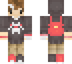 red black white