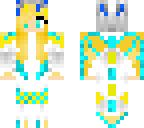 yellow and blue lightning dragon
