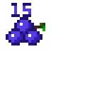 15 blueberries