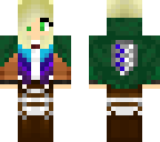 attack on titan girl with green eyes