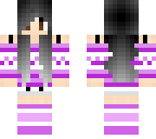 black to white and purple girl