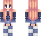 blue anime girl
