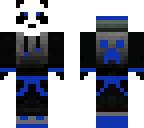blue panda hoodie