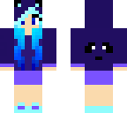 blue purple panda