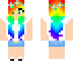 cute rainbow beach girl