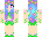 floral forest girl