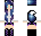 galaxy kitsune fox girl