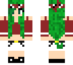 green hair girl