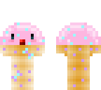 kawaii ice cream cone