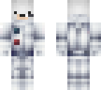 polar bear astronaut with headset
