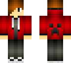 red creeper hoodie guy