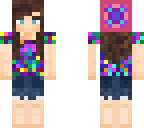 tie-dye hippy chick