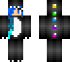blue dino girl