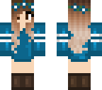 blue girl