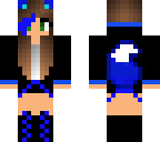 blue wolf girl