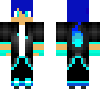 boy with blue hair